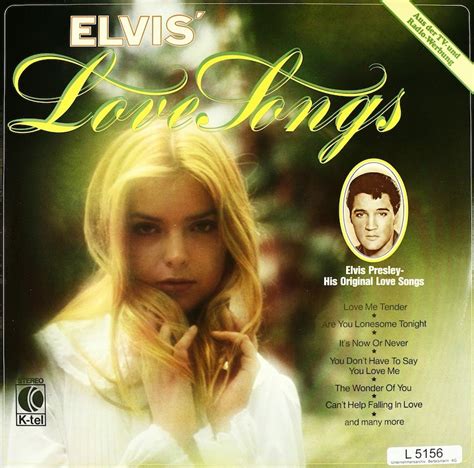Elvis Presley. Elvis' Love Songs – Bertelsmann Vinyl Collection