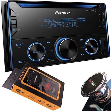 Pioneer FH-S520BT Double DIN CD Receiver with Pioneer Smart Sync App ...