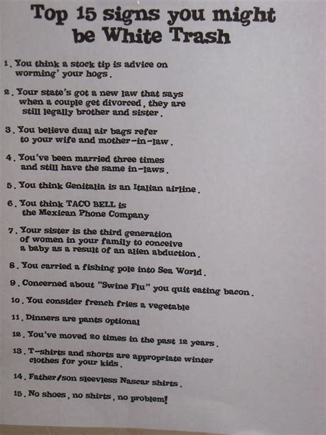 The Creative Party Mom: White Trash Birthday Bash