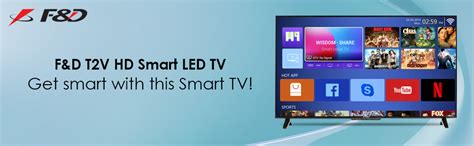 F&D 102 cm (40 inches) Full HD LED Smart TV T2V Range TLT-4011SDT ...