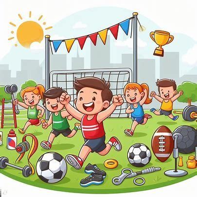 Sports Day Cartoon 的图像结果