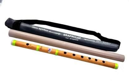 SNAPNCLAP Professional/Beginner Bamboo Flutes G Tune 6 Holes Natural ...