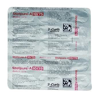 Statpure A 10/75 mg - Strip of 15 Capsules : Amazon.in: Health ...
