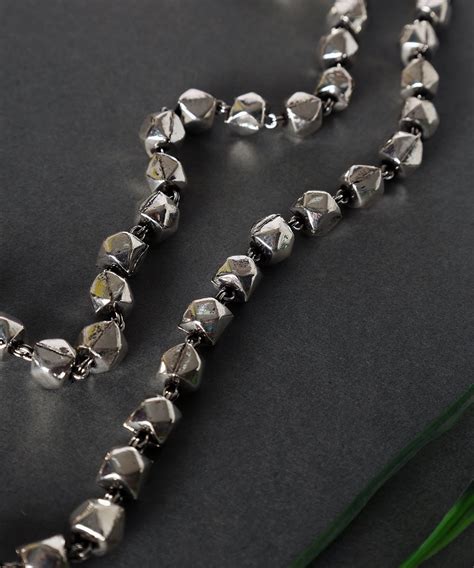 Aadita Handcrafted Oxidised Pure Silver Necklace – WeaverStory