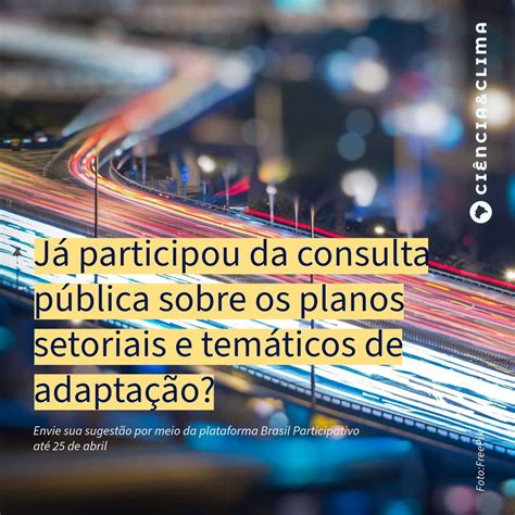 [English version below] | Ciência&Clima