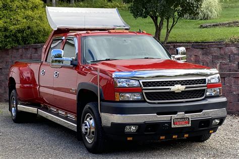 No Reserve: 2007 Chevrolet Silverado 3500 LT3 Turbodiesel Crew Cab 4x4 ...