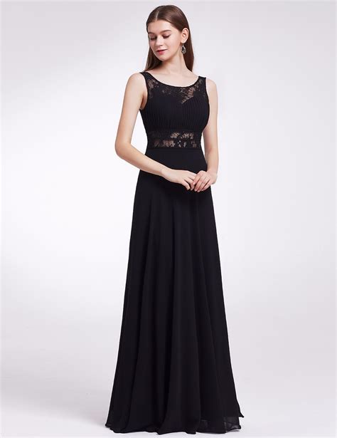 black dress for wedding guest