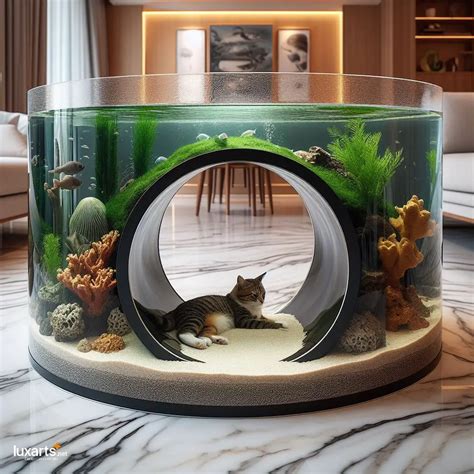 Feline Oasis: Aquariums with Cat Tunnels for Whimsical Kitty Adventures ...