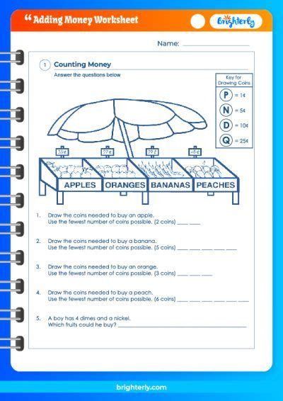 Adding Money Worksheets 的图像结果