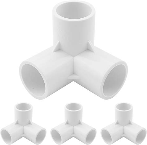 LOUZAGO 12 Pcs 1/2 Inch PVC Pipe Fittings, 3 Way PVC Fitting India | Ubuy