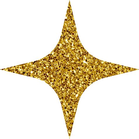 Shiny glitter star. Celestial element. Transparent PNG Clipart 12806197 PNG