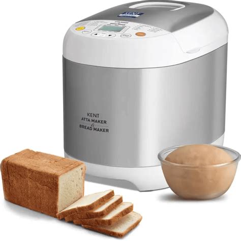 Kent Atta and Bread Maker, Fully Automatic with 19 Pre-set Menu (Steel ...