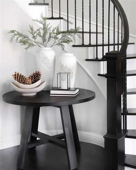 Design Black Entryway Table at Isaac Oppen blog