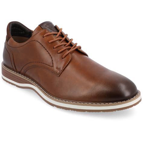 Vance Co. Rutger Tru Comfort Foam Plain Toe Hybrid Dress Shoe - Walmart.com