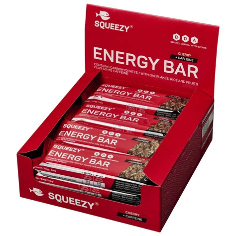 Squeezy Barre Protéino-Glucidique - Protein Energy Bar - 12x50g - BIKE24