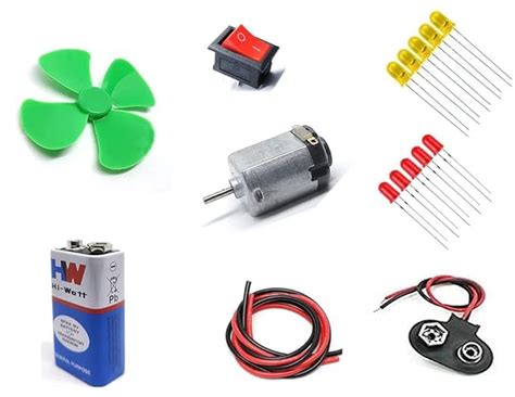 Buy SP Electron Science & Fun Innovation Dc Motor Project Include- Fan ...