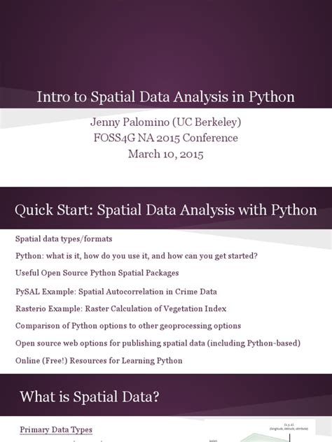 Image result for Spatial Data Analysis Python