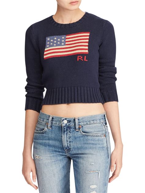 Women's American Flag Sweater Ralph Lauren at Catherine Fletcher blog