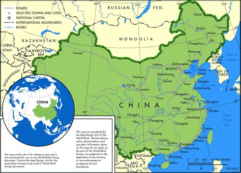Major Chinese Cities Downloadable & Printable Map | China Mike
