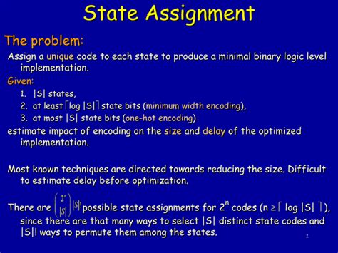 Image result for State Assignment