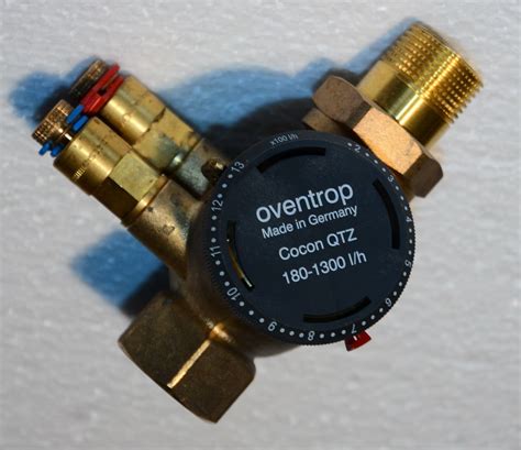 Vanne robinet regulation Oventrop cocon QTZ 180 1300 | eBay