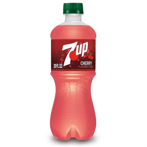 7UP Cherry Flavored Soda Bottle - Shop Soda at H-E-B