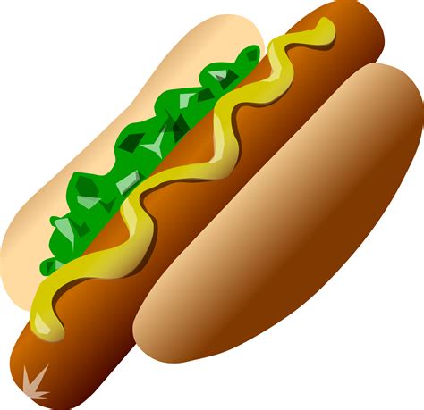 Clipart - Hot Dog