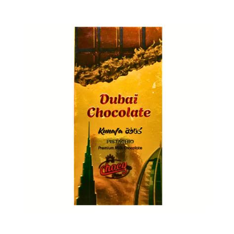 Choco Palace Dubai Kunafa Milk Chocolate – Sweet & Crunchy Middle ...