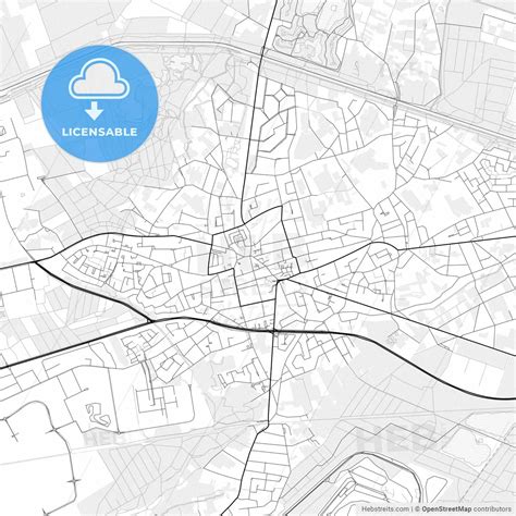 Vector Pdf Map Of Lommel, Belgium – HEBSTREITS