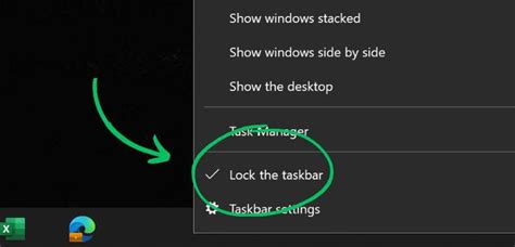 Image result for Lock Taskbar Win 11