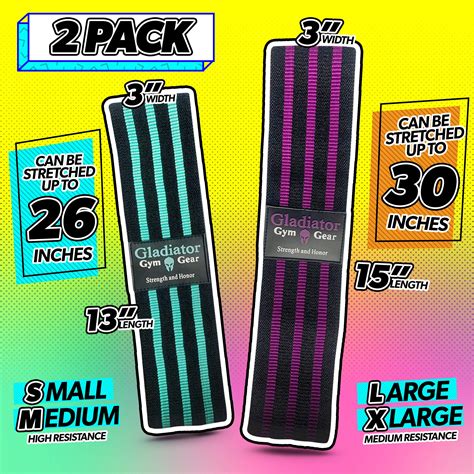 Glute Bands For Women, Non Slip Resistance Bands Fabric. Glute Loop ...