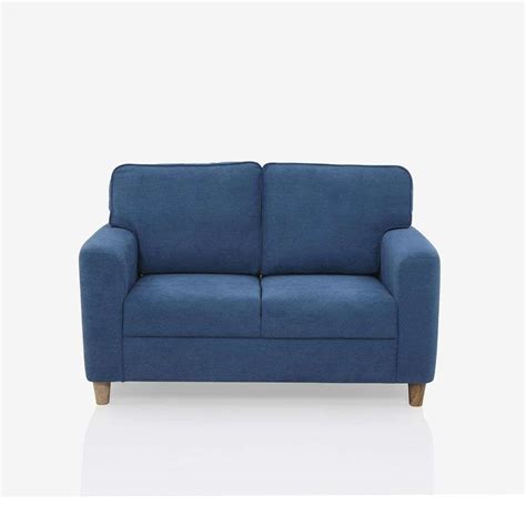 Buy Utopia Blue Fabric 2 Seater Sofa Online and Get Upto 25% Off* On ...