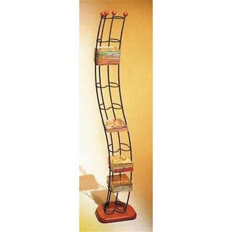 Wave 110-CD Organizer Rack, Media Storage Tower with Solid Wood & Metal Wire - Walmart.com