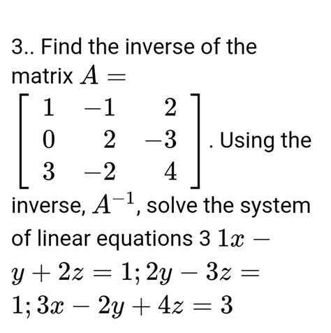 Image result for Inverse of Array