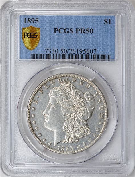 1895 Morgan Silver Dollar PCGS Proof-50 (Item 65022) | GreatCollections ...