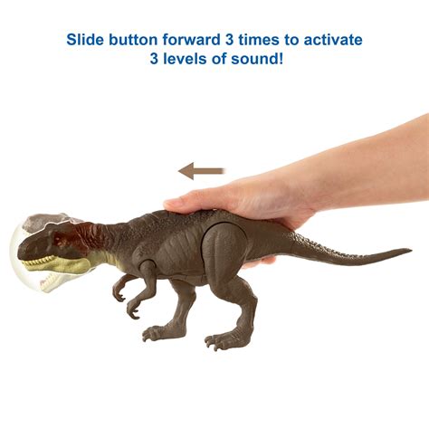 Buy Jurassic World Roar Attack Metriacanthosaurus Action Figure (4.4 ...