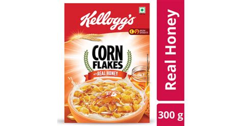 Kelloggs Corn Flakes Real Honey Low Fat - 300 gms : Buy Kelloggs Corn ...