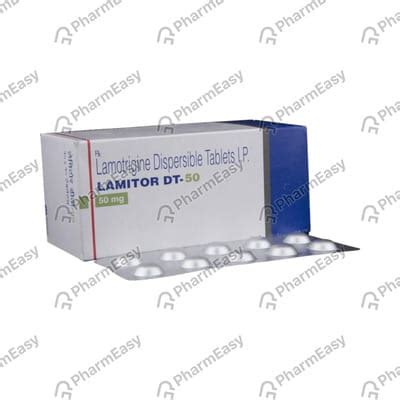 Buy Lamitor Dt 50 MG Tablet (5) Online at Flat 15% OFF | PharmEasy
