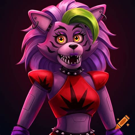 Roxanne Wolf from Five Nights at Freddy's. on Craiyon