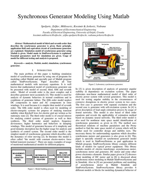 Simulation Synchron Generator in MATLAB 的图像结果