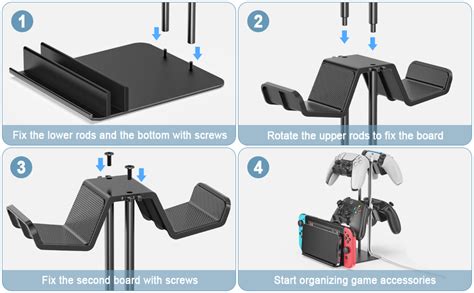 TMG Controller Organizer for Desk, Display Controller Stand for PS5 ...