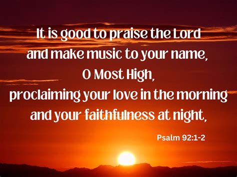 12 Good Morning Psalms For Prayer And Praise As You Start Your Day - Bible