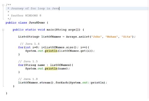 Image result for Foreach Method in Java