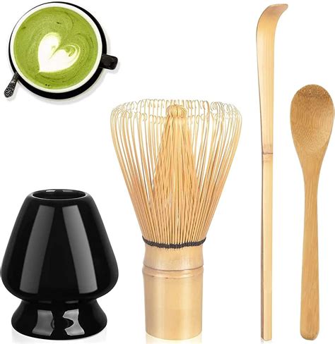 ToolHouse Matcha Whisk Set - Matcha Whisk (Chasen) + Hooked Bamboo ...