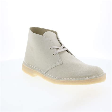 Clarks Desert Boot 26165799 Mens Beige Suede Lace Up Chukkas Boots ...