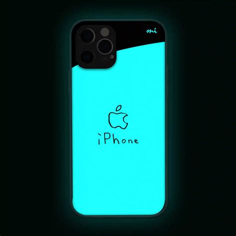Glow in Dark Phone Covers with logos of Apple, Samsung, OnePlus, etc ...
