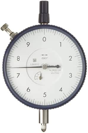 Mitutoyo 3802SB-10 Dial Indicator, #4-48 UNF Thread, 0.375" Stem Dia ...