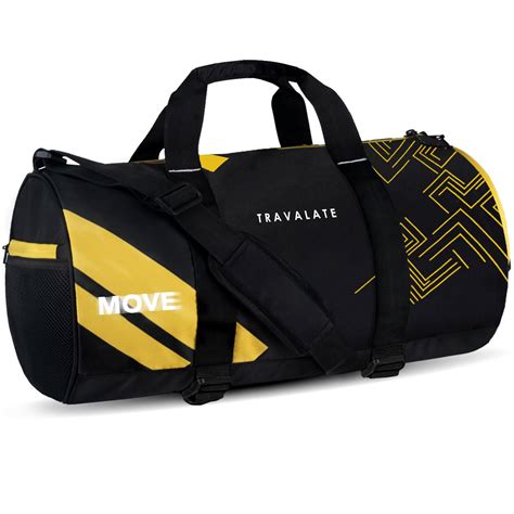 Move Gym Bag | Black yellow