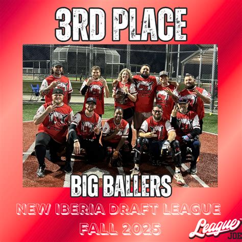 New Iberia Slowpitch Draft League - COED | Fall Second Session 2025 ...
