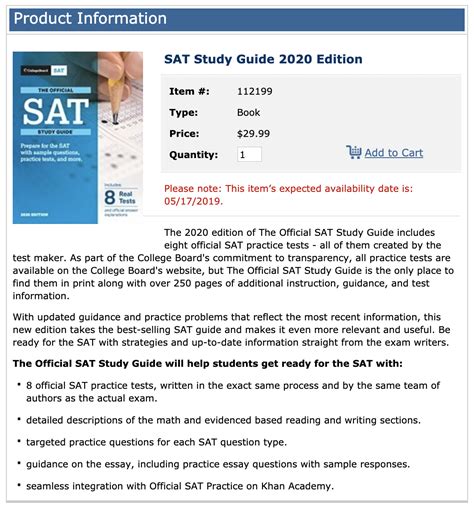 Image result for Official Sat Study Guide